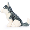 Jellycat Kuscheltier - Hund - 25 cm - Jackson Husky. Tolles Spielzeug und schönes Taufgeschenk