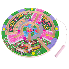 Labyrinth mit Magneten - Flower Garden - Bigjigs