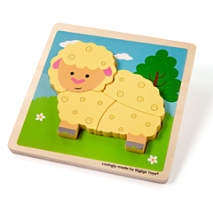Puzzle - Schaf - Holzspielzeug