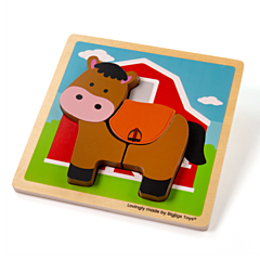 Puzzle - Pferd - Bigjigs - Holzspielzeug