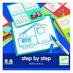Malen - Step by step - Arthur and Co - Djeco