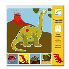 Schablonen - Dinosaurier - Djeco