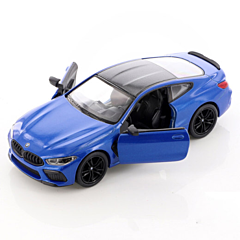 Spielzeugauto - BMW M8 Competition Coupe, blau. Tolles Spielzeug