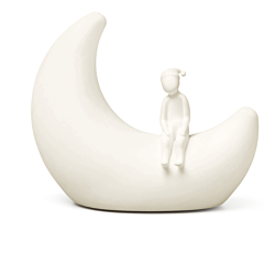 Cam Cam Nachtlampe - Moon - Off White. Kinderzimmer