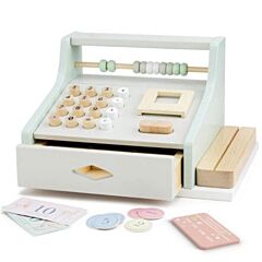 Kaufladen - Kasse aus Holz mit Geld - Cam Cam