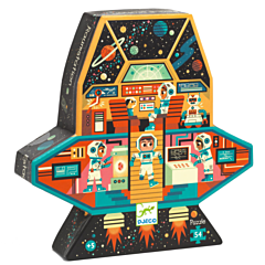 Djeco - Puzzle - Space station - 54 Teile. Tolles Spielzeug