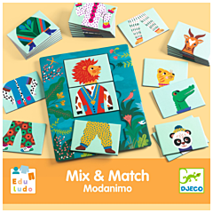 Djeco - Spiele für Kinder - Eduludo - Mix & Match Modanimo. Spielzeug