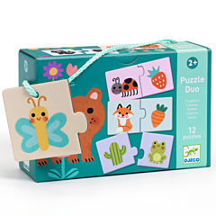 Djeco - Puzzle - Farben - 24 Teile. Spielzeug