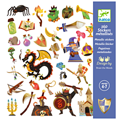 Djeco - Sticker - Medieval Fantasy. Tolles Spielzeug