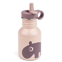 Trinkflasche mit Strohhalm für Kinder von Done by deer.