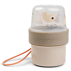 Done by deer - to go 2-way Snack Behälter - Birdee sand