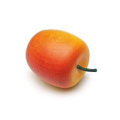 Kaufladen - Apfel aus Holz - Orange
