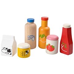 Kaufladen - Lebensmittel- und Getränke-Set - Ökologisch von PlanToys