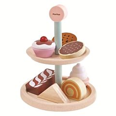 Kaufladen - Kuchenplatte mit Kuchen - Ökologisch von PlanToys