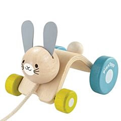 Nachziehspielzeug - Hüpfender Hase - Ökologisch von PlanToys