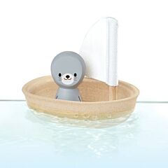 Wasserspielzeug - Segelboot aus Holz - Robbe - Ökologisch von PlanToys