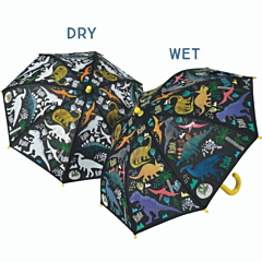 Floss & Rock - Regenschirm mit Farbwechsel - Dinosaurier