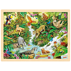 Puzzle - Dschungel - 96 Teile - Goki. Spielzeug