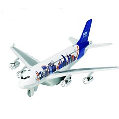 Spielzeug Flugzeug - Weiß und blau