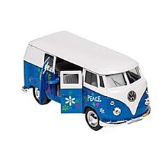 Spielzeugauto - VW Classical Bus - Hippie - Blau