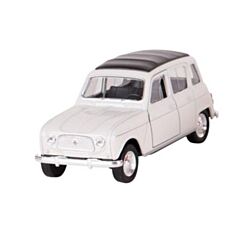 Spielzeugauto - Renault 4 - weiß
