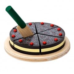Kaufladen - Torte aus Holz - Schokolade - Magni