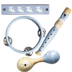Musikspielzeug - 4 st - Blau - Magni. Spielzeug
