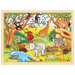 Puzzle - Afrikanische Tiere - 48 Teile - Goki