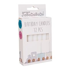 Kerzen für den Geburtstagszug - Weiß 12 St. - Jabadabado