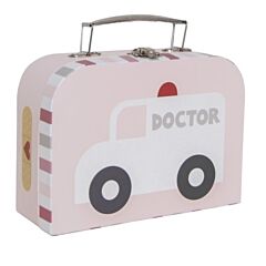 Arztkoffer für Kinder, Rosa - Krankenwagen - Jabadabado
