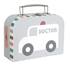 Arztkoffer für Kinder, Silber - Krankenwagen - Jabadabado