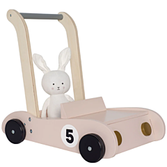 Jabadabado - Kinderwagen mit Kuscheltier - Bunny. Tolles Spielzeug und schönes Taufgeschenk