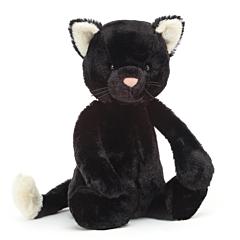 Jellycat Kuscheltier - Kätzchen, 31 cm - Bashful Black Kitten. Tolles Spielzeug und schönes Taufgeschenk