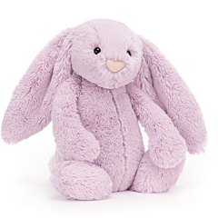 Jellycat Kuscheltier - Hase, 31 cm - Bashful Lilac Bunny. Tolles Spielzeug und schönes Taufgeschenk