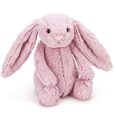 Jellycat Kuscheltier - Hase, 18 cm - Bashful Tulip Pink Bunny. Tolles Spielzeug und schönes Taufgeschenk