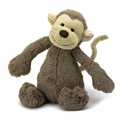 Jellycat Affe - Kuscheltier - Bashful Monkey - 18 cm. Tolles Spielzeug