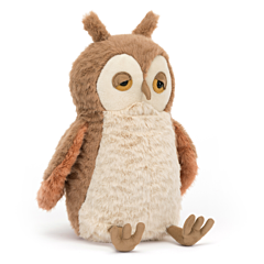 Jellycat - Eule - Kuscheltier, 22 cm - Oakley Owl. Tolles Spielzeug und schönes Taufgeschenk