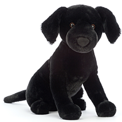 Jellycat Kuscheltier - Hund - 24 cm - Pippa Black Labrador. Tolles Spielzeug
