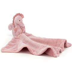Jellycat Schmusetuch - Sienna Seahorse. Perfektes Geburtsgeschenk oder Geschenk zur Taufe