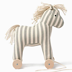 Kids Concept - Nachziehspielzeug - Pferd - Sam. Spielzeug, Taufgeschenk