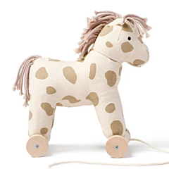 Kids Concept - Nachziehspielzeug - Pferd - Dotty. Spielzeug, Taufgeschenk