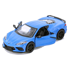 Spielzeugauto - Corvette 2021, Blaue. Tolles Spielzeug