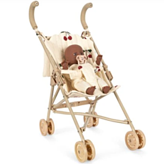Konges slöjd - Set mit Puppe und Puppenwagen – Cherie Ma grande cerise. Spielzeug