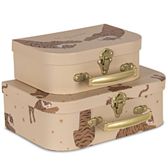Konges slöjd - Spielkoffer - Tiger sand - 2 Stück. Kinderzimmer