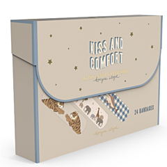 Konges slöjd - Pflaster für Kinder - Kiss & Comfort - Blue mix