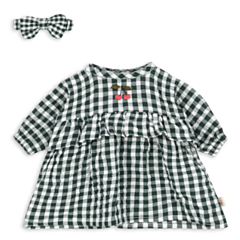 Konges slöjd - Puppenkleiderset, 2-teilig - Green check. Spielzeug