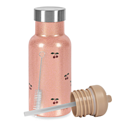 Konges slöjd - Trinkflasche, Cherry glitter - 350 ml