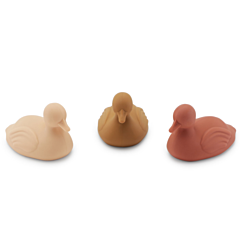 Konges slöjd - Badespielzeug - Pondering ducks, 3-pack - Rose mix. Tolles Spielzeug