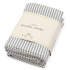 Konges slöjd - Wickeldecke, 3 st - Stripe bluie