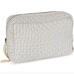 Konges slöjd - Reisenecessaire, large - Stripe bluie